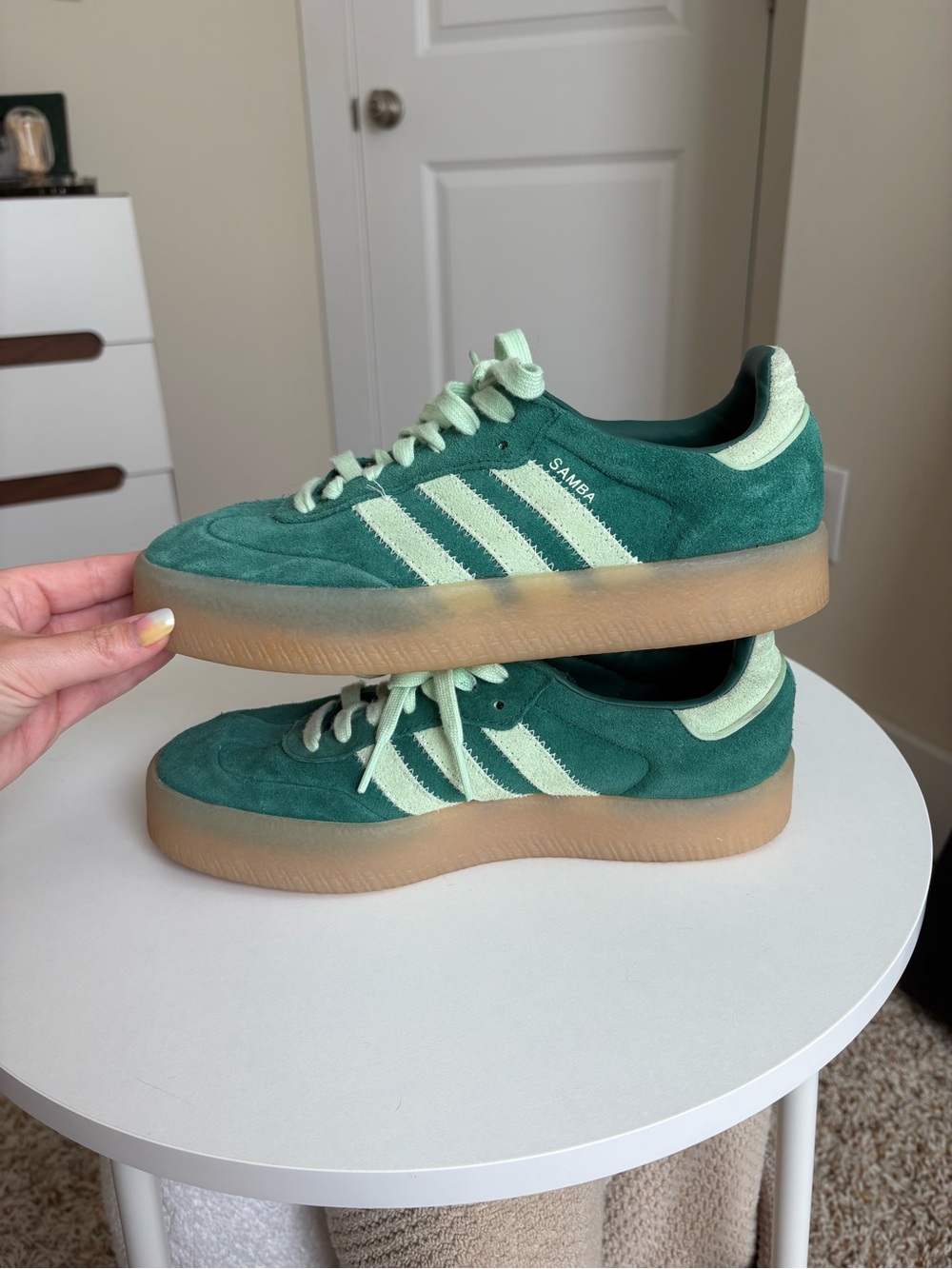 ADIDAS | WOMEN’S SAMBAE SHOES | SIZE 7 - Picture 3 of 8